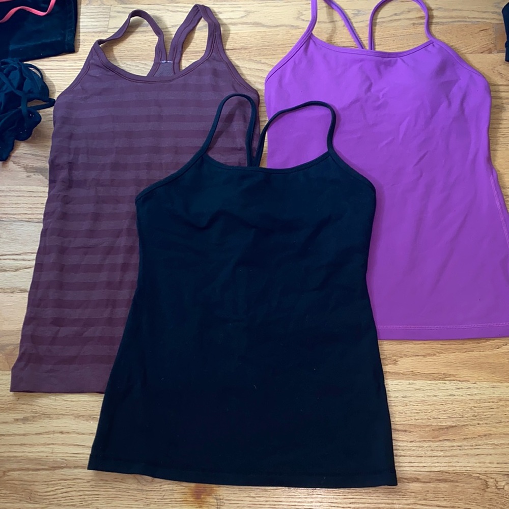 Bundle of 3 lululemon tank tops